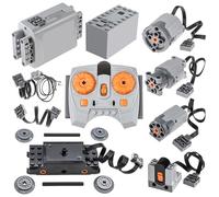 BrickBounty - Juego de 16 unidades de potencia para motor (compatible con Lego, piezas técnicas para bloques de construcción STEM, control de función para ladrillos MOC