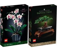 BRICKCOMPLETE Lego Juego de 2 unidades: orquídea 10311 y árbol bonsái 10281