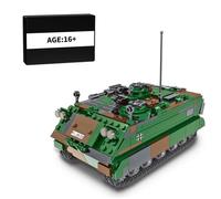 BrickCraftWorks 735 piezas de bloques de construcción de tanques blindados militares M113 de la Segunda Guerra Mundial, juguetes de ladrillos, bloques de construcción para adultos y adolescentes