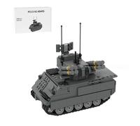 BrickCraftWorks Juego de bloques de construcción de vehículos M113 de 1/35, modelo de vehículo militar coleccionable de la Segunda Guerra Mundial para que los adultos construyan y muestren, gran