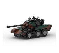 BrickCraftWorks MOC-144601 ERC90 Sagaie Modelo de vehículo de combate de infantería, juego de bloques de construcción militares, juguete militar moderno de alta simulación para adolescentes adultos