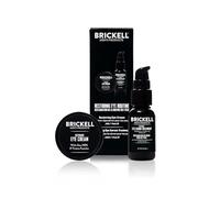 Brickell Men's Rutina restauradora para ojos para hombres, suero para ojos y crema para ojos para hombres, natural y orgánica, sin fraganci (sin fragancia)