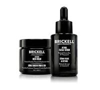 Brickell Men's Tightening Neck Routine For Men, Natural and Organic, Neck Cream For Tightening and Firming & Retinol Skin Care Serum Treatment, Men's Skincare Gift Set