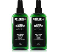 Brickell Spray de sal Marina Texturizante para Hombres, Natural y Orgánico, Sin Alcohol, Levanta y Texturiza el Cabello para un Estilo de Cabello de Playa o Surfista (177 ml) (Paquete de 2)