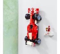 Brickify Soporte de pared compatible con Lego Icons Ferrari F2004 11375 - Muestra tu coche de forma segura - Coche no incluido