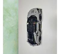 Brickify Soporte de pared compatible con Lego Technic Lamborghini Revuelto 42214 - Pantalla de coche que ahorra espacio - Coche no incluido