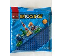 Bricks Base Sluban M38-B0832 - Placa Base de Bloque de construcción, 16 x 16 cm, Color Azul