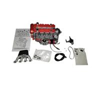 Bricksdiytoy ENJOMOR GS-L4 - Modelo de motor DOHC de 36 cc refrigerado por agua, 4 tiempos, cuatro cilindros en línea con anillos de pistón triples, encendido CDI y lubricación de aceite, pantalla