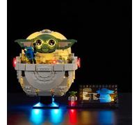 BrickSoul Kit de luces LED para Lego Star Wars The Mandalorian Grogu con juego de juguetes de construcción de cochecito flotante, compatible con Lego Grogu 75403 Lego Light Kit - Sin juego de bloques