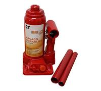 Bricoferr Gato hidráulico tipo botella 2T - Altura ajustable de 158 a 308 mm