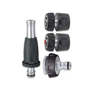 Bricoferr Kit de accesorios de riego de aluminio