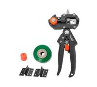 Bricoferr Tijera Profesional 2 en 1 para Injerto y Poda con 3 Cuchillas de Corte V/U/Ω