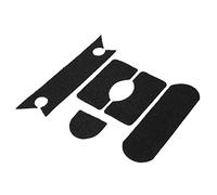 bricolaje táctico balístico,Almohadillas tácticas para casco, 5 uds., adhesivo fuerte y rápido para casco, parche, gancho, pegatina de bucle, accesorio militar[Negro], Adhesivo con gancho para c