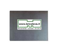 bricoleva.it Espátula de acero - Espátula para estuco - Espátula dentada - Espátula plana - Juego de espátulas - Espátula con hoja de acero - Espátula formato tarjeta (dentada 80 mm)