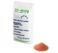 Bricoloco Absorbente de humedad sacos de 10 kgs.| Universal vegetal e ignífugo | Biodegradable e incinerable | Gran poder de aborción 60 litros/saco | Agua, aceites, pinturas, disoventes, etc... (42)