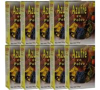 BricoLoco Azufre en Polvo espolvoreo. Anti oídio Plantas. Abono, Fertilizante, fungicida acaricida contra Hongos en Vid, Olivo, cítricos, hortalizas, Rosales y Ornamentales. 750 Gramos. (10)