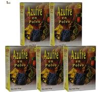 BricoLoco Azufre en Polvo espolvoreo. Anti oídio Plantas. Abono, Fertilizante, fungicida acaricida contra Hongos en Vid, Olivo, cítricos, hortalizas, Rosales y Ornamentales. 750 Gramos. (5)
