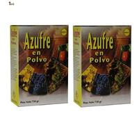 BricoLoco Azufre en Polvo espolvoreo mojable. 1,5 kgs. (2x750 grs.) Anti oídio mildiu Plantas. Abono, Fertilizante, fungicida acaricida contra Hongos en Vid, Olivo, cítricos, huerto, Rosales. (2)