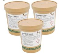BricoLoco.com Ácido cítrico en polvo para limpieza, plantas, cultivo. 3x900 grs. Corrector regulador PH sustrato, tierra, suelo, agua riego, hidroponia, jardinería. Antical, desincrustante (3x900 grs)