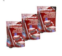 BricoLoco.com Bolsas para guardar ropa al vacío almacenaje. Pack 3 Bolsas grandes 60x80 cm. ahorra espacio almacenamiento ropa armario, maleta o envíos. Funda con válvula aspirador (3 uds. de 60x80)