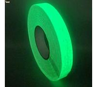 BricoLoco.com Cinta antideslizante fotoluminiscente. Adhesiva. Verde. Rollo 18mtsx50mm. Fluorescente en oscuridad. Banda antiresbalante antideslizante. Escaleras, suelos, escalones. (18 mts. x 50 mm.)
