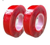 BricoLoco.com ¡¡¡ CUELGA CUADROS SIN CLAVOS !!! Adhesivo doble cara extrafuerte. Cinta para cortar tiras adhesivas. Transparente. Cuelga fácil. Colgar cuadros, toallero, canaleta, en pared, baño (2)