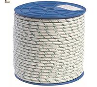 BricoLoco.com Cuerda driza Nylon Trenzada. SOGA Fibra sintética de Nylon. Cabo Amarre, Agricultura, ganadería, construcción, decoración, Crossfit. Alta Resistencia. (100, Ø 5 mm.)