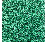 BricoLoco.com Felpudo Entrada casa, terraza. Goma Rizo Exterior o Interior. Verde. por Metros o Rollo. Ancho 1,20 MTS. x 1 MT. Espesor 10 mm. con Base. Alfombra Vinilo rizos. (1 Metro, Verde)