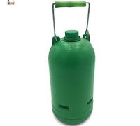 BricoLoco.com Garrafa térmica para agua, café o cualquier líquido, fría o caliente. Bidón termo de 5 litros con asa metálica y tapón roscado. (1, 5 litros)