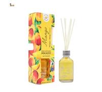 BricoLoco.com. Mikado 100ml aroma dulce mango. Más cómodo y seguro que las velas. Ambientador hogar, casa, habitación. Aroma dulce frutal. (1)