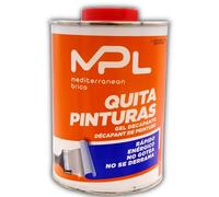 BricoLoco.com Quitapinturas decapante en gel. 750 ml. Decapante pintura, barniz o esmalte en madera, metal, ladrillo, pared, suelo. Acción rápida. Quitar pintura y graffitis en superficies (1 ud.)
