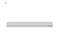 BricoLoco.com Regla metálica de Aluminio 30 cm. Regla Material Escolar. Más Resistentes Que la Regla Flexible. (1)