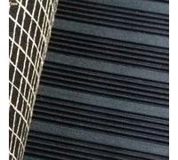 BricoLoco.com Suelo Goma Caucho Antideslizante. 1,50x3 MTS. Pavimento Revestimiento, Gimnasio, Ascensor, Remolque, Felpudo, Alfombra. Estriado Rugoso Rayado. (3 MTS.)