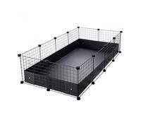 Bricoloco Jaula guardería para Mascotas. Parque para Cachorros, Cobayas, Conejos, gallinas. 180x75x37 cms. Corralito para Animales pequeños y medianos