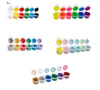 BricoLoco. Kit de 30 temperas de colores primarios distintos. Material de dibujo infantil y adultos. Temperas colores