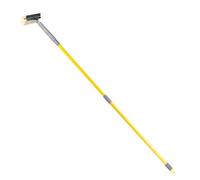 Bricoloco Limpia Cristales Ventanas telescópico Profesional | Limpiacristales Extensible 77-132 cm | 2 en 1 con Esponja de Espuma y Goma de Caucho