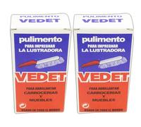 Bricoloco Lustradora y Pulimento líquido coche para carrocería, cristales y cromado. Quitapolvo para mueble. Limpia y protege contra el agua y suciedad (Solo Pulimento, 2)