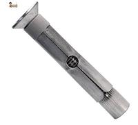BricoLoco Taco anclaje metálico acero 10.9 inoxidable A-2 de expansión con tornillo DIN 7991 cabeza avellanada. Para pared, techo, suelo, trx, toldo... (5, 6x45 (para broca 8 mm.))