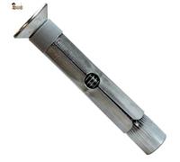 BricoLoco Taco anclaje metálico acero cincado 10.9 de expansión con tornillo DIN 7991 cabeza avellanada. Para pared, techo, suelo, trx, toldo... (10, 6x45 (para broca 8 mm.))