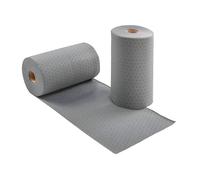 Bricoloco Trapos Absorbentes de agua, aceites e hidrocarburos | Absorbedor Industrial de triple capa extra antipelusas para elementos líquidos. (2, Rollo 50 cms X 40 metros)
