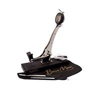 BRICOMIRAS JAMONERO Modelo ÉLITE Inoxidable Base Polietileno PE-500, Regalo Cuchillo + CHAIRA + CUBREJAMÓN Especial Oro + PAÑO + Pinza Arcos DE Acero Inoxidable, JAMONERO Profesional con Regalos