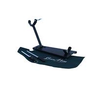 BRICOMIRAS JAMONERO Modelo Plegable Negro, Regalo Cuchillo + CHAIRA + CUBREJAMÓN, Soporte JAMONERO Ideal para Uso DOMÉSTICO Y para Bares Y RESTAURANTES (Cubrejamón Verde)