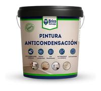 BRICOSALVAJE Pintura Anticondensación y Antihumedad para Interior-Exterior | Aislante Termico | Conservantes Antimoho (BLANCO, 4 Litros)
