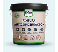 BRICOSALVAJE Pintura Anticondensación y Antihumedad para Interior-Exterior | Aislante Termico | Conservantes Antimoho (MINDFULNESS, 4 Litros)