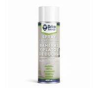 BRICOSALVAJE Spray para Bañeras y Platos de Ducha, Blanco Cerámico 400 ml, Pintura Spray para Sanitarios