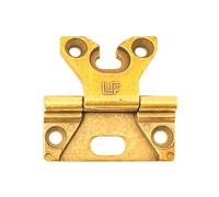 BricoShopping Par de bisagras para puerta de muebles antiguos de madera y armarios de estilo clásico salón o dormitorio arte pobre pesado bisagras antiguas antiguas (dorado, BS0189)