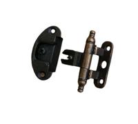 BricoShopping® Par de bisagras para puerta de muebles antiguos de madera y armarios EN ESTILO CLÁSICO para sala de estar o dormitorio arte povera pesadas de golpe bisagras envejecidas anticuadas