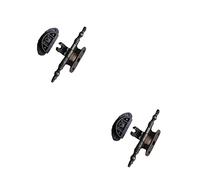 BricoShopping® Par de BISAGRAS para puerta de muebles antiguos de madera y armarios EN ESTILO CLÁSICO para sala de estar o dormitorio arte povera pesadas de golpe bisagras envejecidas anticuadas