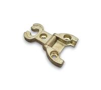 BricoShopping Par de muebles y armarios de madera antigua, estilo clásico, para sala de estar, dormitorio, arte povera, bisagras pesadas (BS0288, dorado)