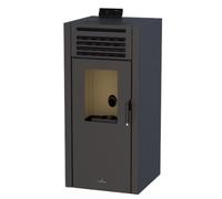 BRICOSOL ESTUFA PELLET BRONPI MODELO ADEL COLOR NEGRO